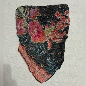 Free People One Raya Bandana Top Floral Print Elastic tube top size S🖤